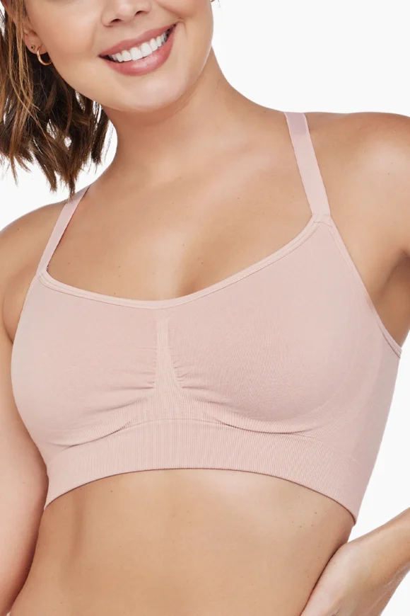 Braeez Cozy Comfort Bra Soft Peony / L